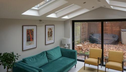pirch roof extension with roof lights